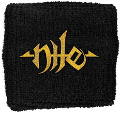 Nile Embroidered Wristband: Gold Logo (Loose)