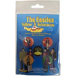 The Beatles Button Badge Pack: Yellow Submarine