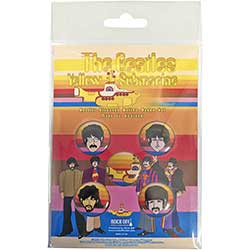 The Beatles Button Badge Pack: Yellow Submarine Portrait