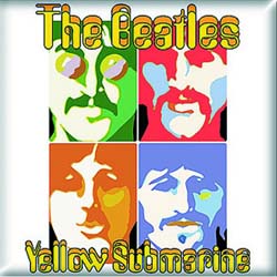 The Beatles Fridge Magnet: Yellow Submarine Sea of Science