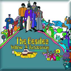The Beatles Fridge Magnet: Yellow Submarine Album