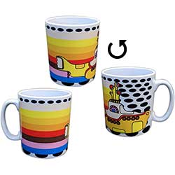 The Beatles Unboxed Mug: Yellow Submarine Coloured Stripes