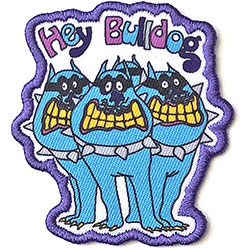 The Beatles Standard Woven Patch: Yellow Submarine Hey Bulldog