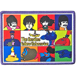 The Beatles Standard Printed Patch: Yellow Submarine Characters