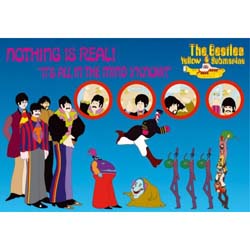 The Beatles Postcard: Nothing is Real (Standard)