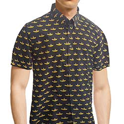 The Beatles Unisex Casual Shirt: Yellow Submarine (All Over Print)