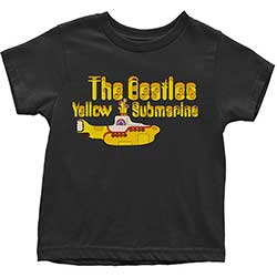 The Beatles Kids Toddler T-Shirt: Yellow Submarine Logo & Sub