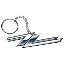 ZZ Top Keychain: Twin Zees Logo (Die-Cast Relief)