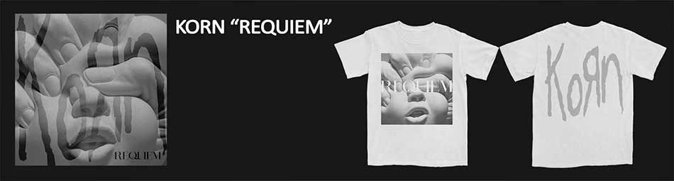 Korn Requiem Official Licensed Album Merchandise