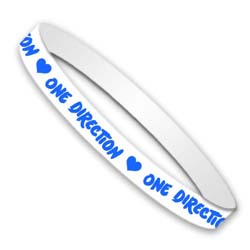 One Direction Gummy Wristband: Colours