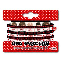 One Direction Gummy Wristband Set: Phase 3