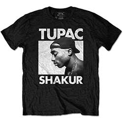 Tupac Unisex T-Shirt: Eyes Closed (Eco-Friendly) (X-Large)