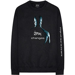 Tupac Unisex Long Sleeved T-Shirt: Changes (Sleeve Print)