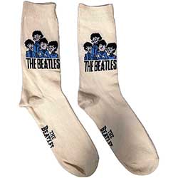 The Beatles Ladies Ankle Socks: Cartoon Group (UK Size 4 - 7)
