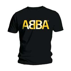 ABBA Unisex T-Shirt: Gold Logo