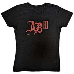 Alter Bridge Ladies T-Shirt: AB III Red Logo  