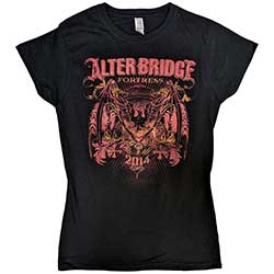 Alter Bridge Ladies T-Shirt: Fortress Batwing Eagle  