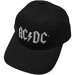 AC/DC Unisex Baseball Cap: Silver Logo  