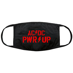 AC/DC Face Mask: PWR-UP Logo