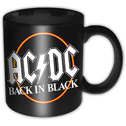AC/DC Boxed Standard Mug: Back in Black Circle