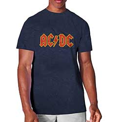 AC/DC Unisex T-Shirt: Logo (Snow Wash)