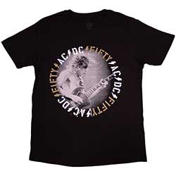 AC/DC Unisex T-Shirt: Angus Live