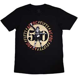 AC/DC Unisex T-Shirt: Gold Emblem