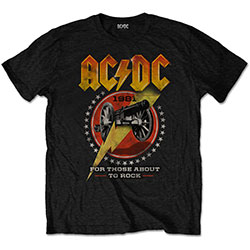AC/DC Unisex T-Shirt: For Those About To Rock 81
