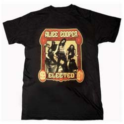 Alice Cooper Unisex T-Shirt: Elected Band