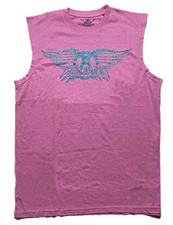 Aerosmith Unisex Vest T-Shirt: Glitter Logo (Glitter Print)