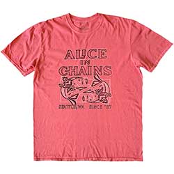 Alice In Chains Unisex T-Shirt: Totem Fish