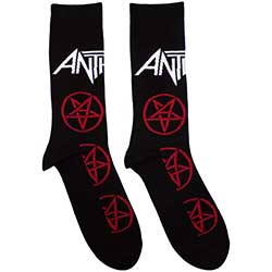 Anthrax Unisex Ankle Socks: Pentathrax Pattern (UK Size 7 - 11)