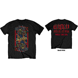 Anthrax Unisex T-Shirt: Evil King World Tour 2018 (Back Print/Ex Tour)