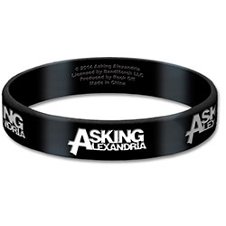 Asking Alexandria Gummy Wristband: Logo