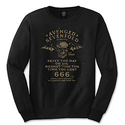 Avenged Sevenfold Unisex Long Sleeved T-Shirt: Seize the Day