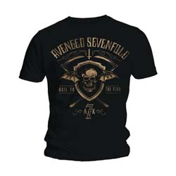Avenged Sevenfold Unisex T-Shirt: Shield & Sickle (XX-Large)