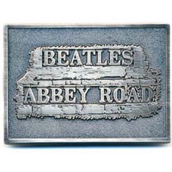 The Beatles Belt Buckle: Abbey Road Sign