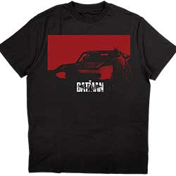 DC Comics Unisex T-Shirt: The Batman Red Car