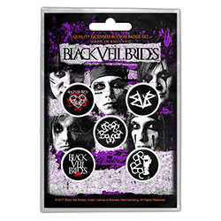 Black Veil Brides Button Badge Pack: Pentagram (Retail Pack)