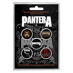 Pantera Button Badge Pack: 101 Proof (Retail Pack)