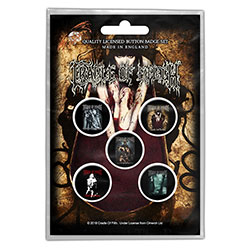 Cradle Of Filth Button Badge Pack: Albums (Retail Pack)