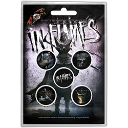 In Flames Button Badge Pack: The Mask