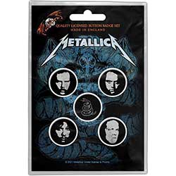 Metallica Button Badge Pack: Wherever I May Roam (Retail Pack)