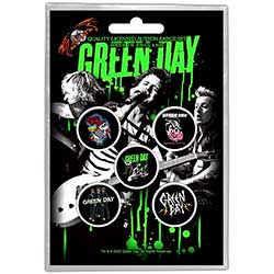 Green Day Button Badge Pack: Revolution (Retail Pack)