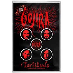 Gojira Button Badge Pack: Fortitude (Retail Pack)