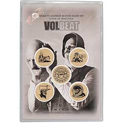 Volbeat Button Badge Pack: Servant Of The Mind