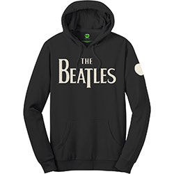 The Beatles Unisex Pullover Hoodie: Logo & Apple (Applique)