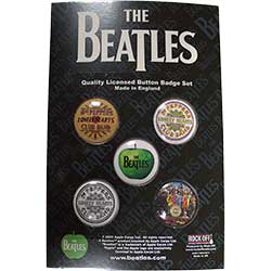 The Beatles Button Badge Pack: Sgt Pepper