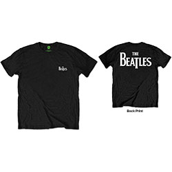 The Beatles Unisex T-Shirt: Drop T Logo (Back Print/Retail Pack)