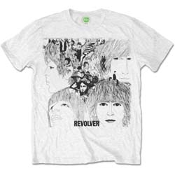 The Beatles Unisex T-Shirt: Revolver Album Cover (Plus Sizes)